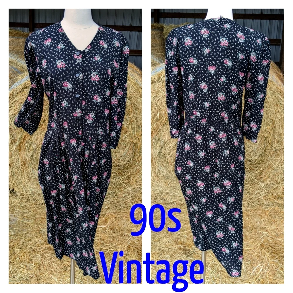 Vintage 90s dress - Picture 1 of 4